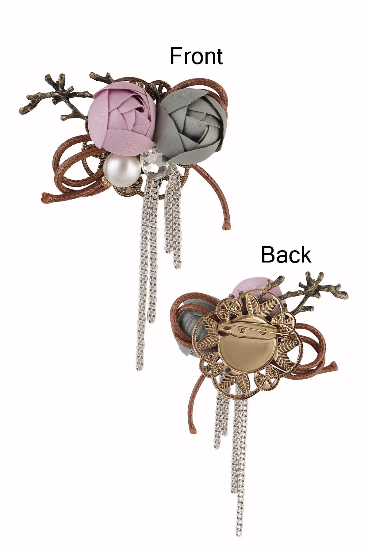 Very Charming Flower Corsage/Boutonniere Brooch Pin