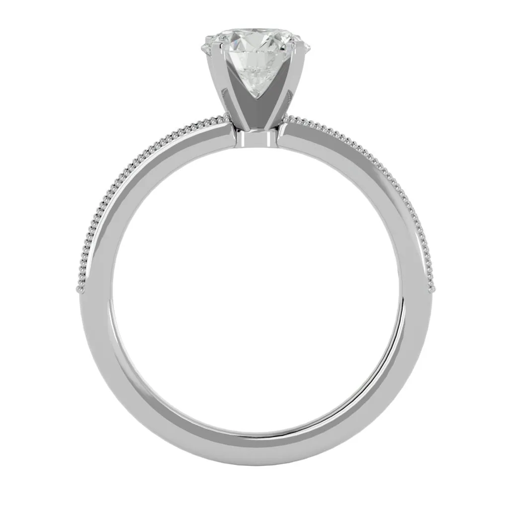 Vintage Engagement  Solitaire Diamond Ring Setting