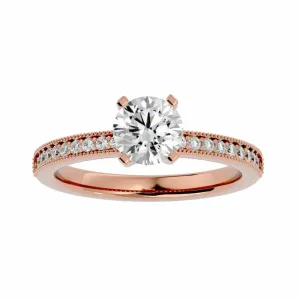 Vintage Engagement  Solitaire Diamond Ring Setting